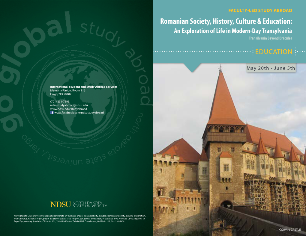 Romanian Society, History, Culture & Education