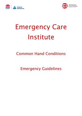 Emergency Care Institute