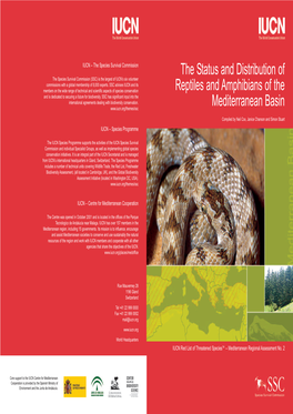 The Status and Distribution of Reptiles and Amphibians of the Mediterranean Basin