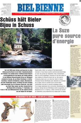 La Suze Pure Source D'énergie Schüss Hält Bieler Bijou in Schuss