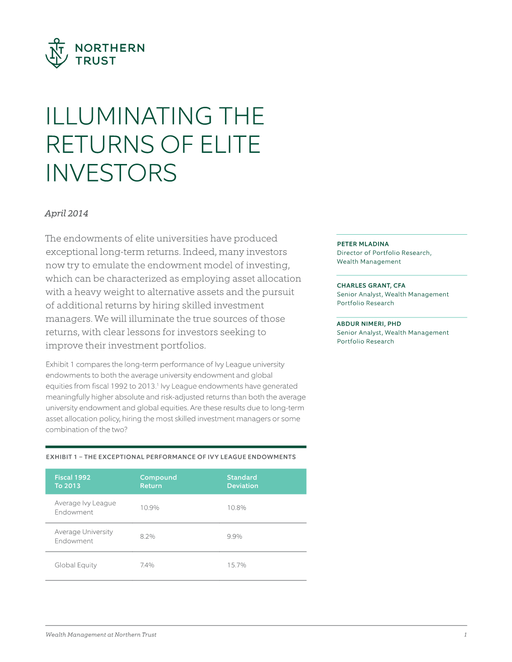 Illuminating the Returns of Elite Investors