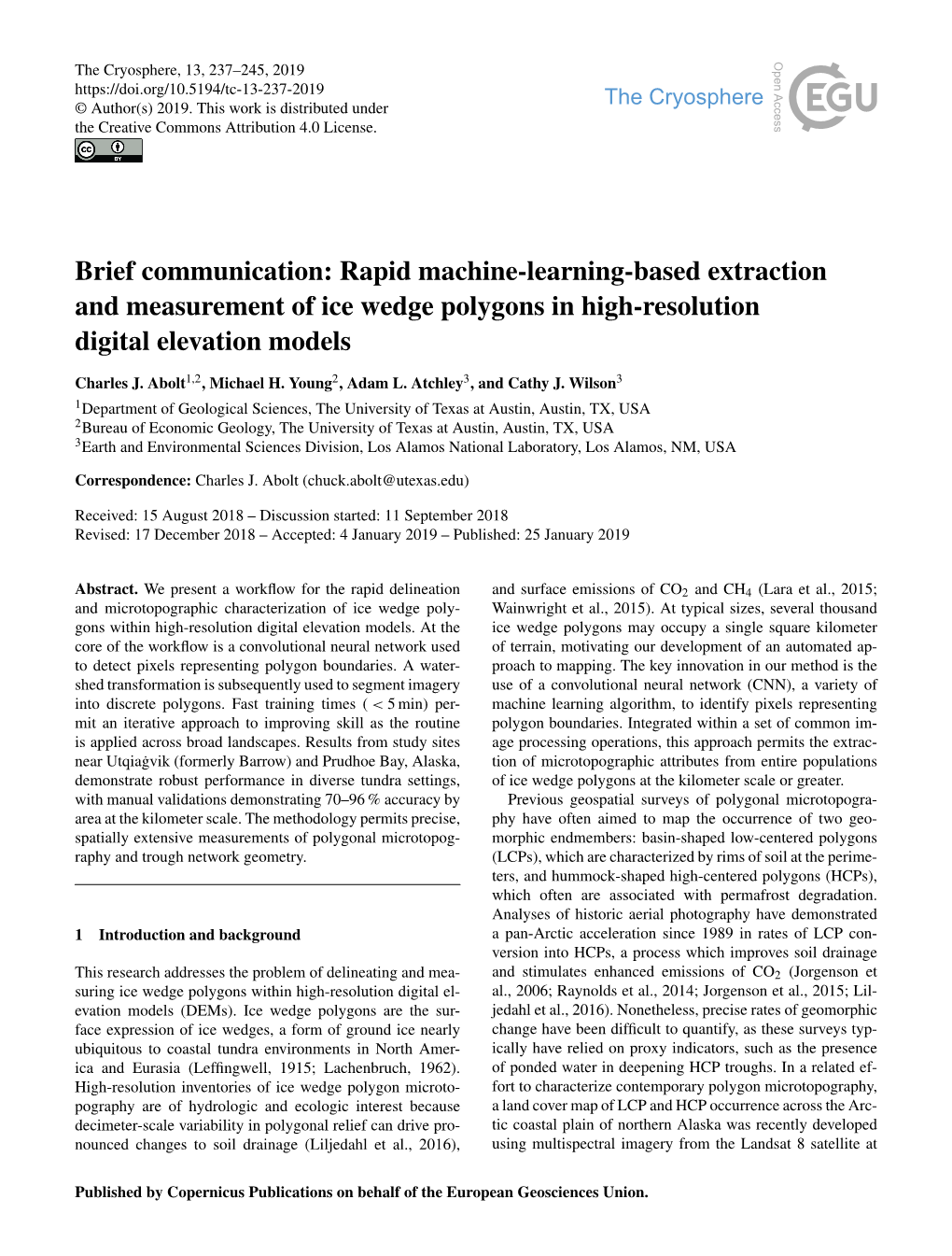 Article.) Once Analyzed Each Boundary Between Two Polygons (Black Line This Procedure Was Complete at 50 Cm Resolution, Training Segments in Fig