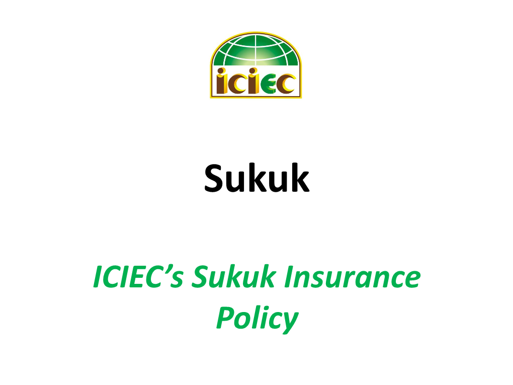 Sukuk Insurance Policy Contents
