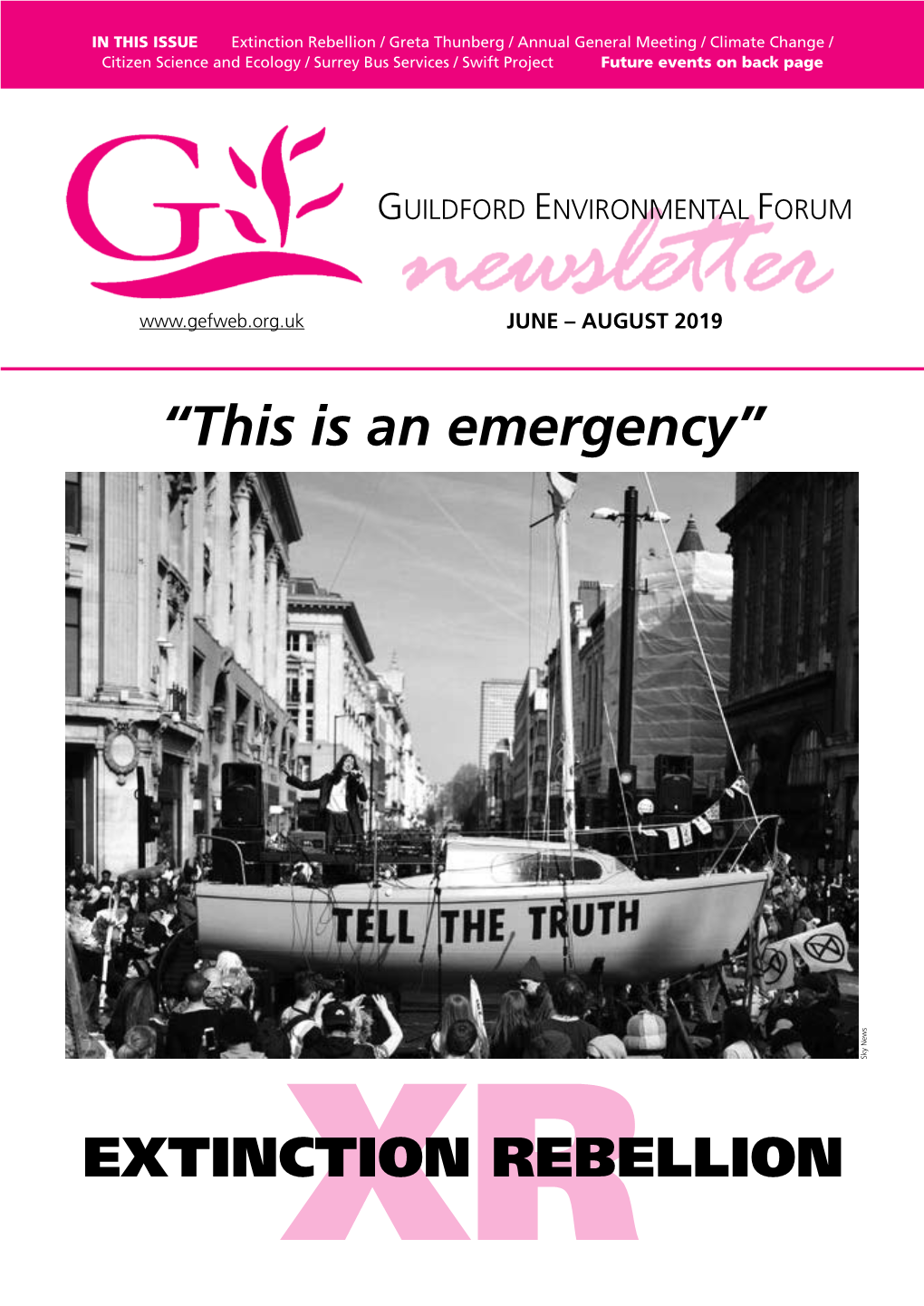 “This Is an Emergency” EXTINCTION REBELLION