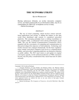 The Network Utility