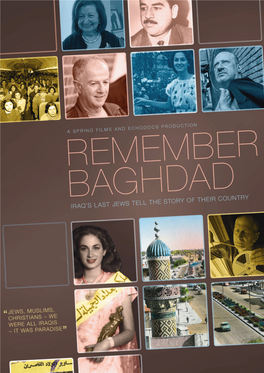 Remember Baghdad Press Pack