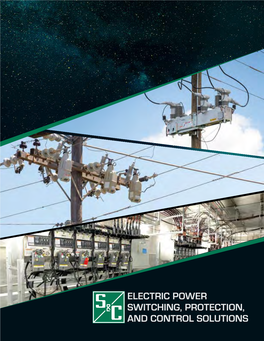 Electric Power Switching, Protection, and Control Solutions Table of Contents
