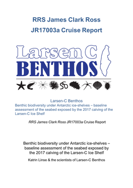 RRS James Clark Ross Jr17003a Cruise Report