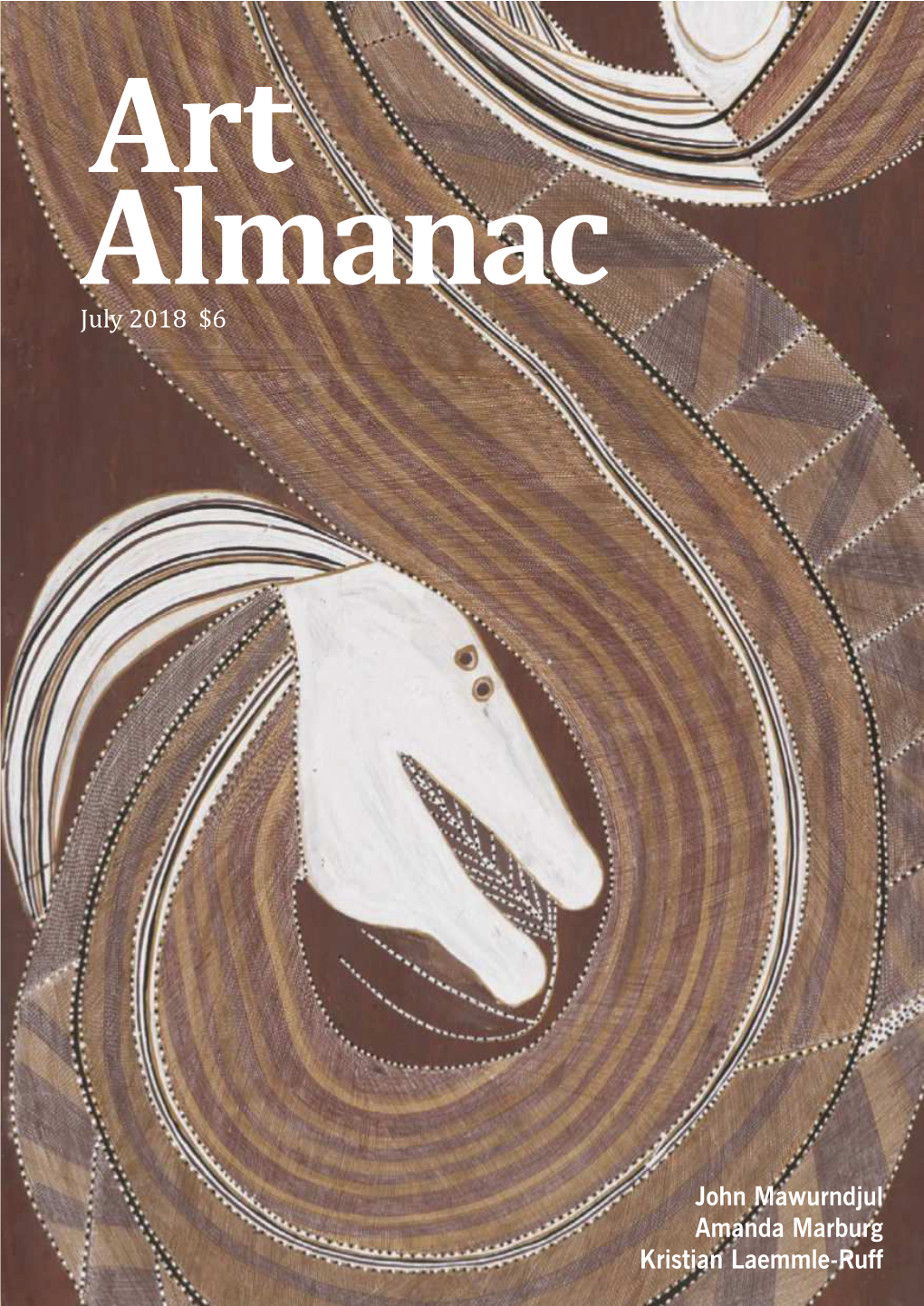 Art Almanac July 2018 $6