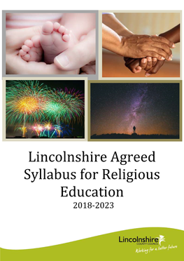 Lincolnshire Agreed Syllabus for Religious Education 2018-2023