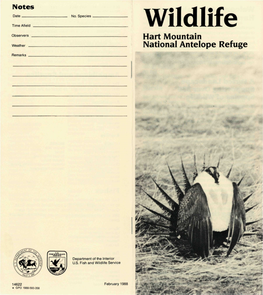 Wildlife Observers Hart Mountain Weather National Antelope Refuge Remarks