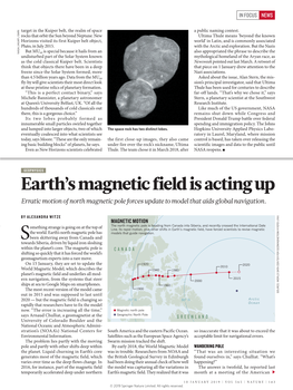 Earth's Magnetic Field Is Acting Up