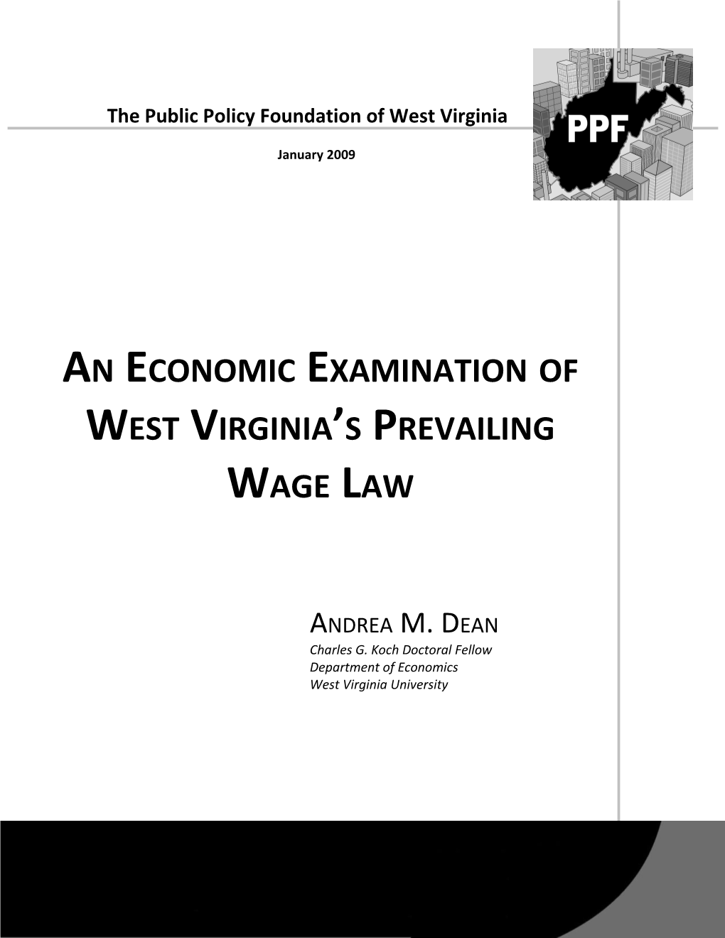 The Public Policy Foundation of West Virginia