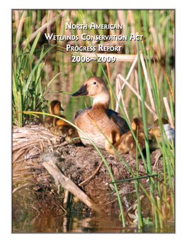 North American Wetlands Conservation Council March 2010 Cover Photo: Donna Dewhurst