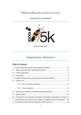 Genome Consortium Supplementary Information