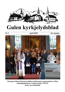Gulen Kyrkjelydsblad Nr. 1, 2019.Pdf