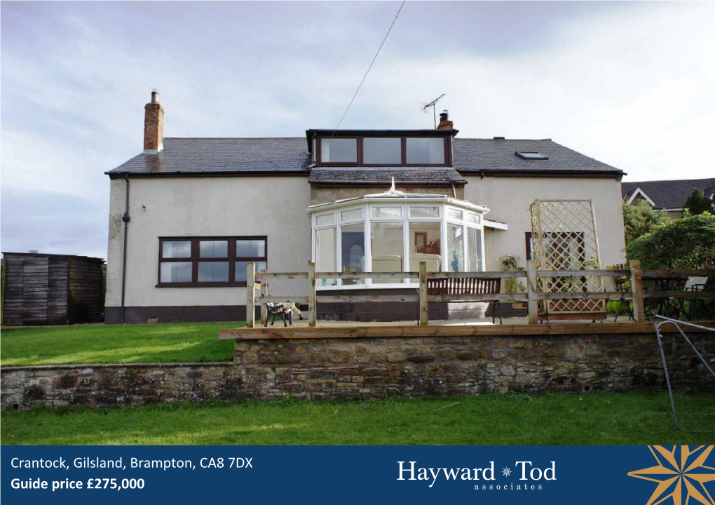 Crantock, Gilsland, Brampton, CA8 7DX Guide Price £275,000