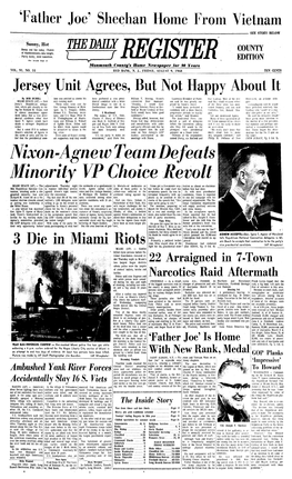 Nixon-Agnew Team Defeats Minority VP Choice Revolt