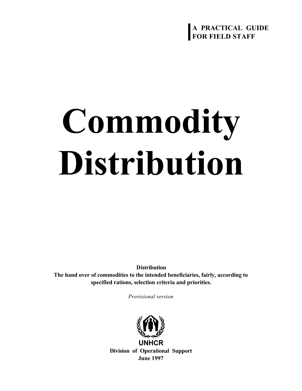 Commodity Distribution