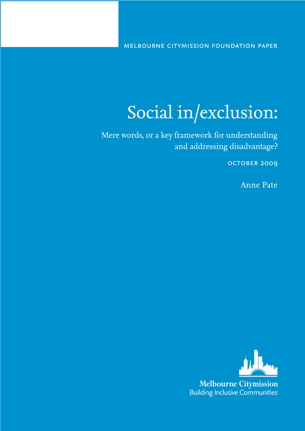 Social in / Exclusion