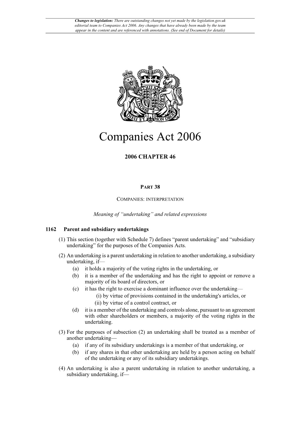 Companies Act 2006