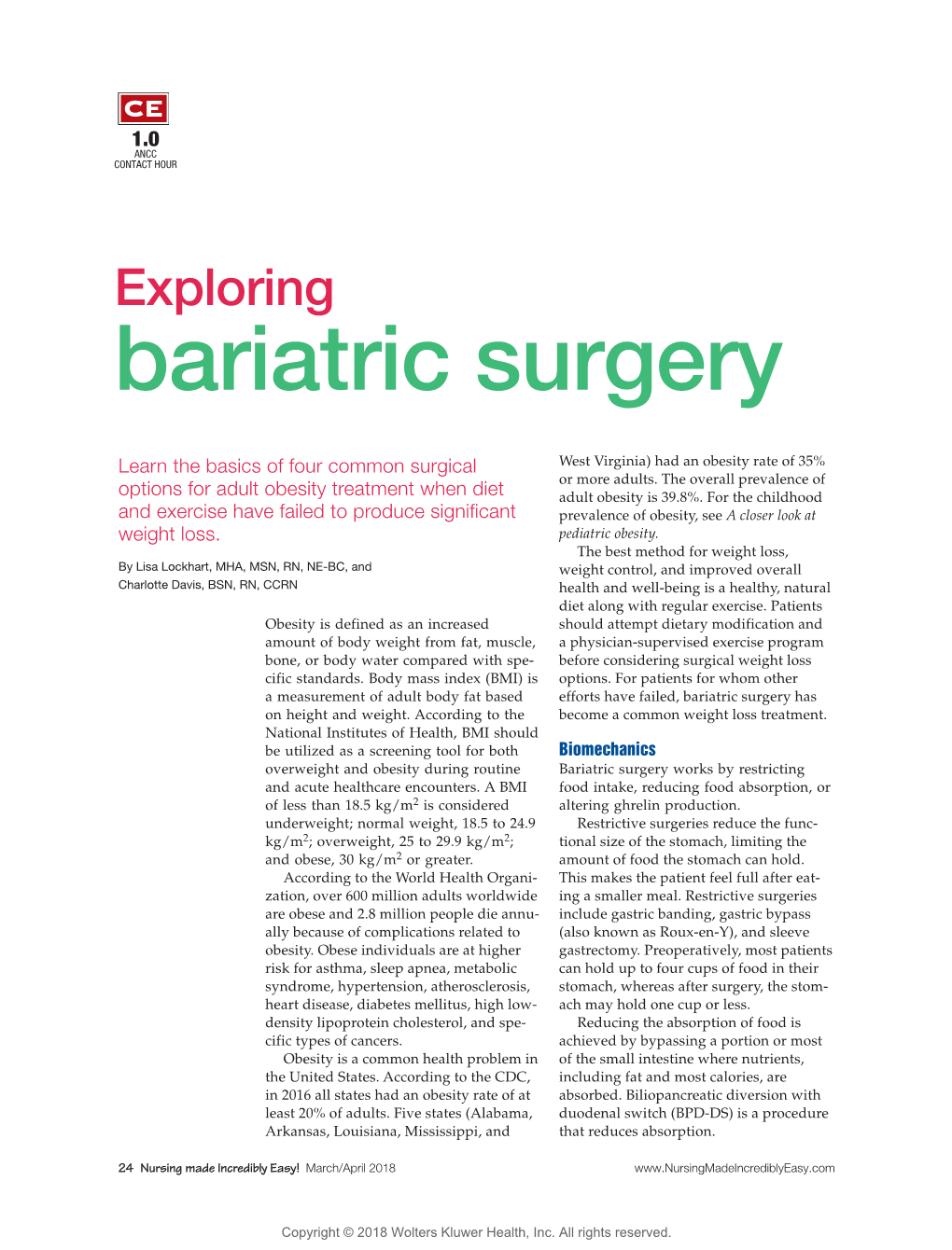 Bariatric Surgery