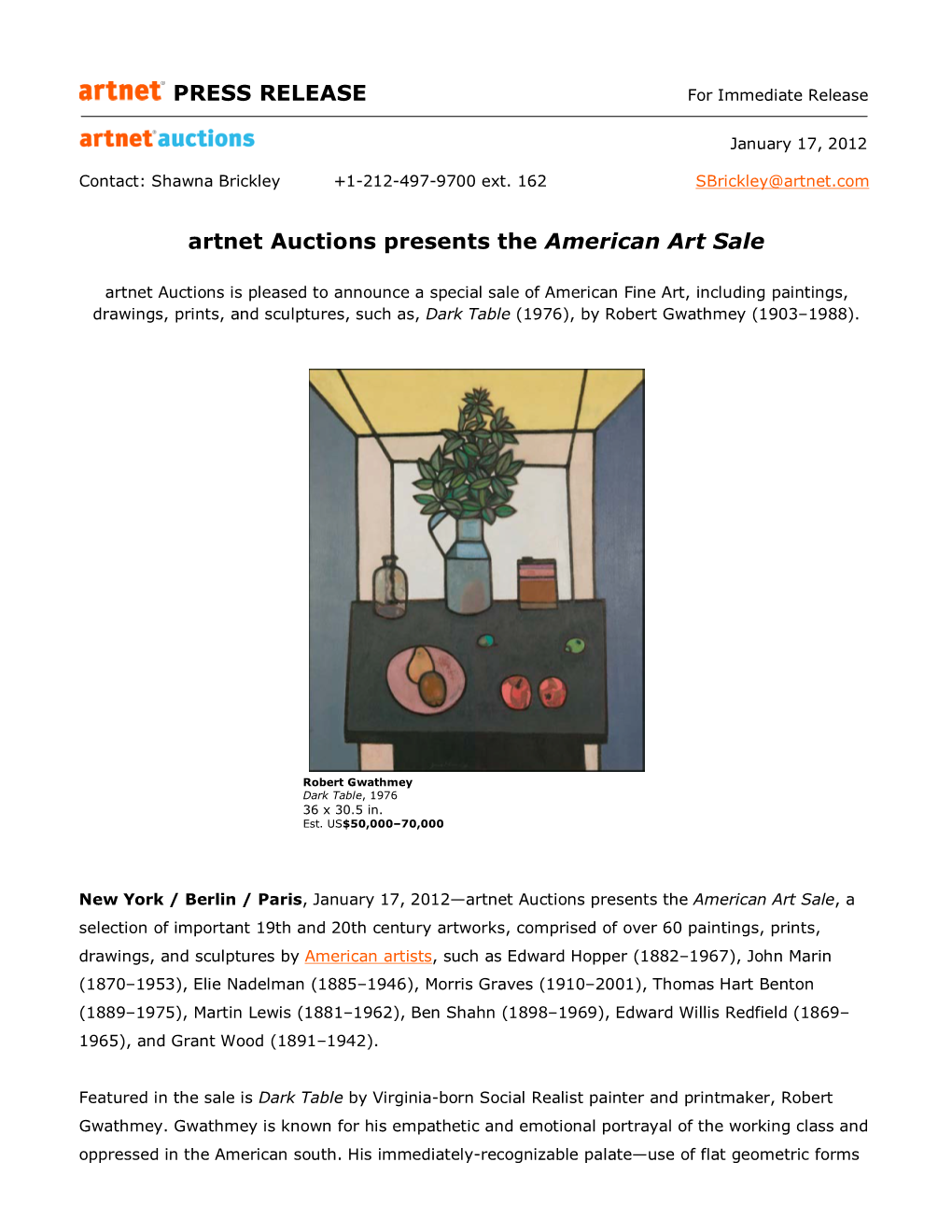 American Art Sale