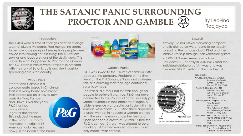 The Satanic Panic Surrounding Proctor and Gamble