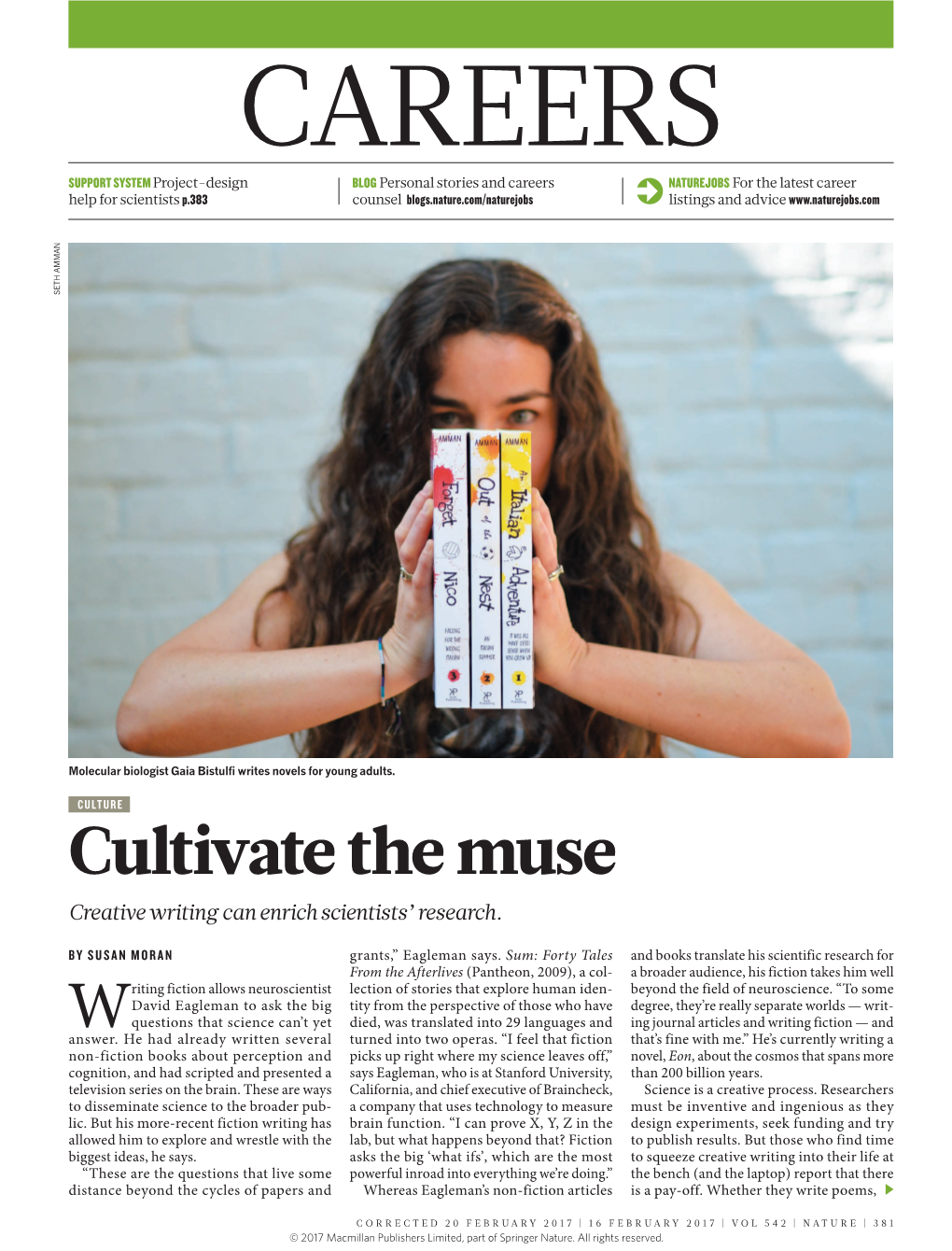 Cultivate the Muse Creative Writing Can Enrich Scientists’ Research