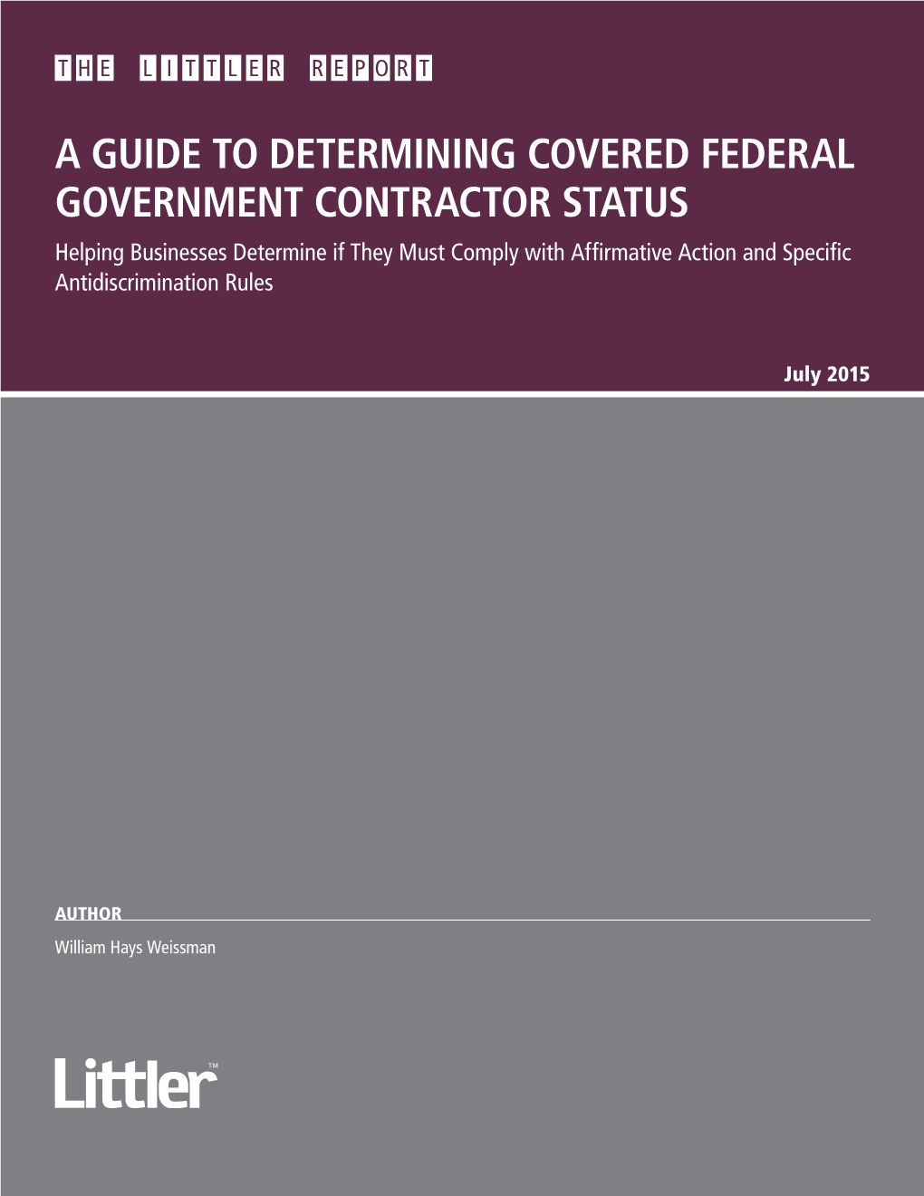 A Guide to Determining Covered Federal