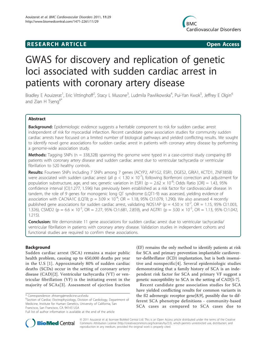 GWAS for Discovery and Replication of Genetic Loci