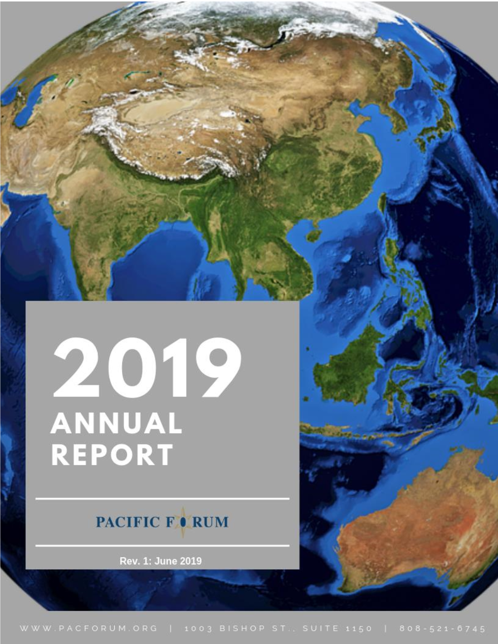 Pacific Forum Annual Report 2019