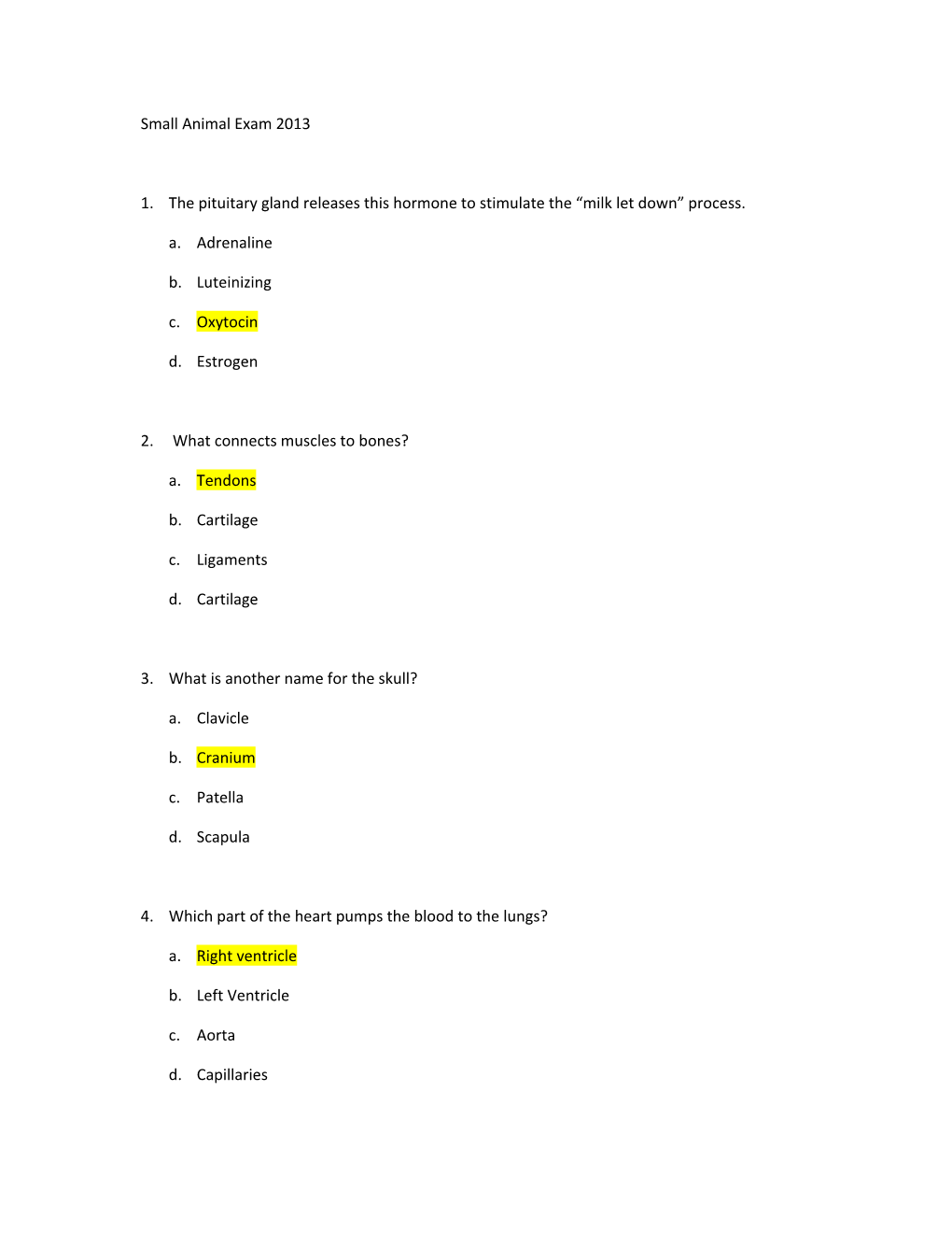 Anatomy and Physiology (10)