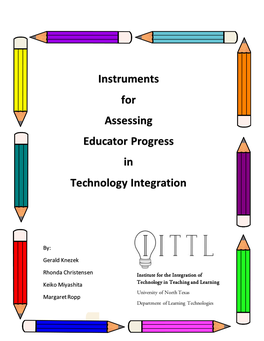 Instruments for Assessing Educator Progress in Technology Integration