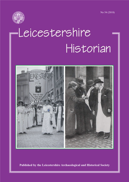 Download the 2018 Leicestershire Historian