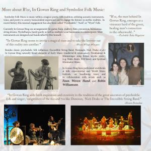 More About B'ee, in Gowan Ring and Symbolist Folk Music