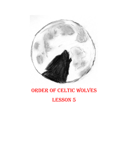 Order of Celtic Wolves Lesson 5