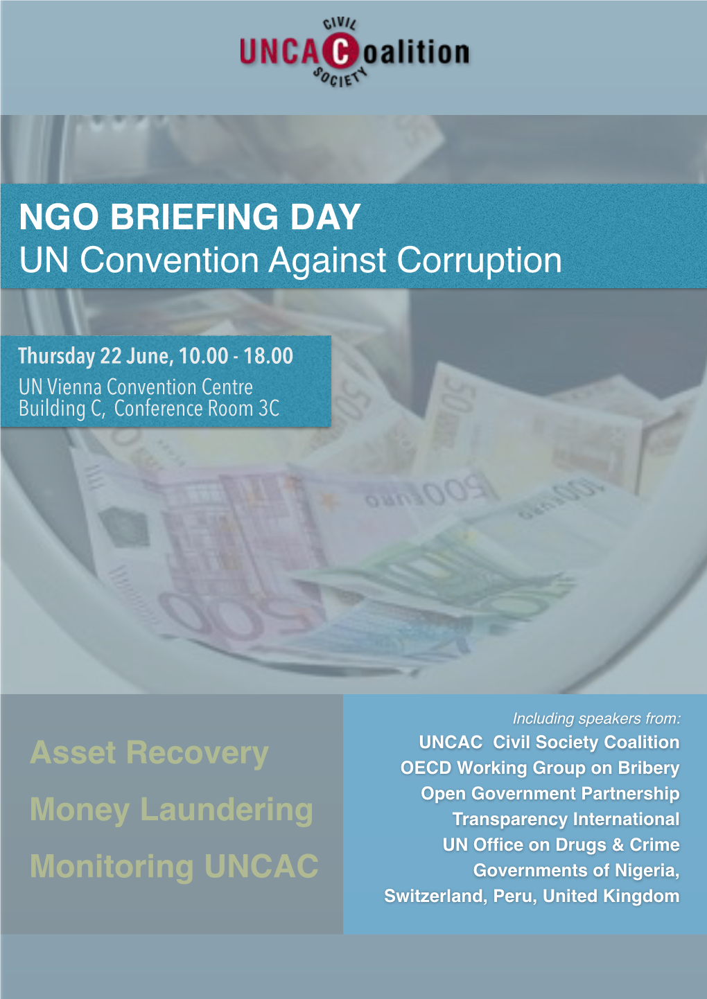 NGO BRIEFING DAY UN Convention Against Corruption