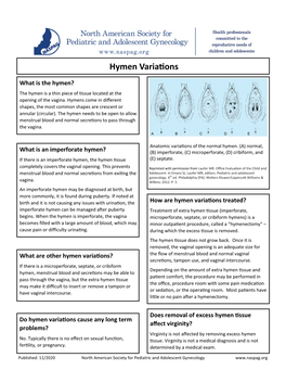 Hymen Variations