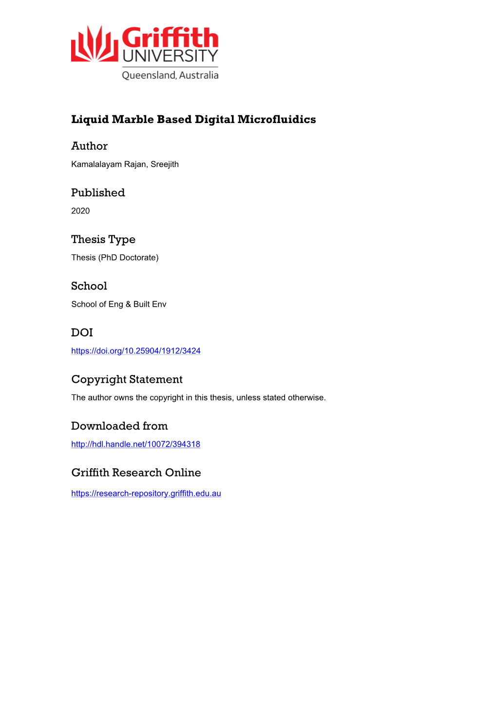 Liquid Marble Based Digital Microfluidics