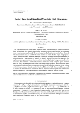 Doubly Functional Graphical Models in High Dimensions