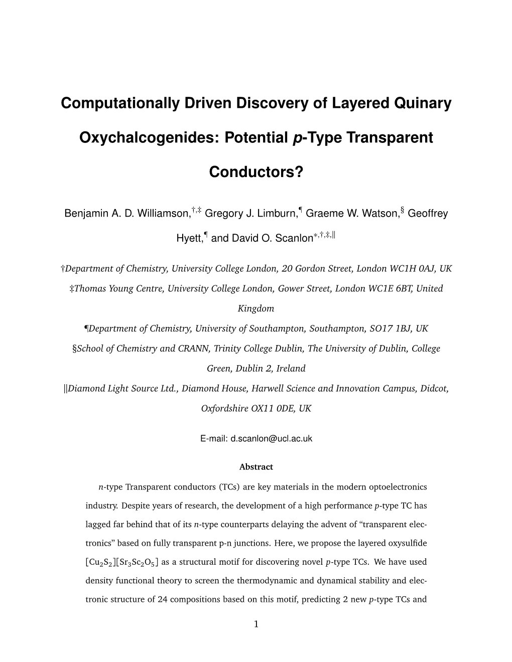 Computationally Driven Discovery of Layered Quinary Oxychalcogenides