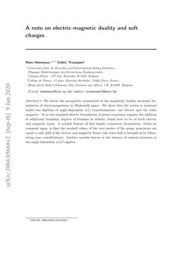 Arxiv:2004.05668V2 [Hep-Th] 9 Jun 2020