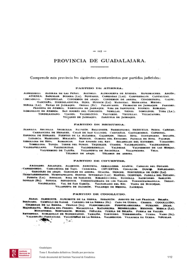 Provincia De Guadalajar