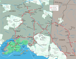 Detailed Driving Map of Alaska and the Yukon