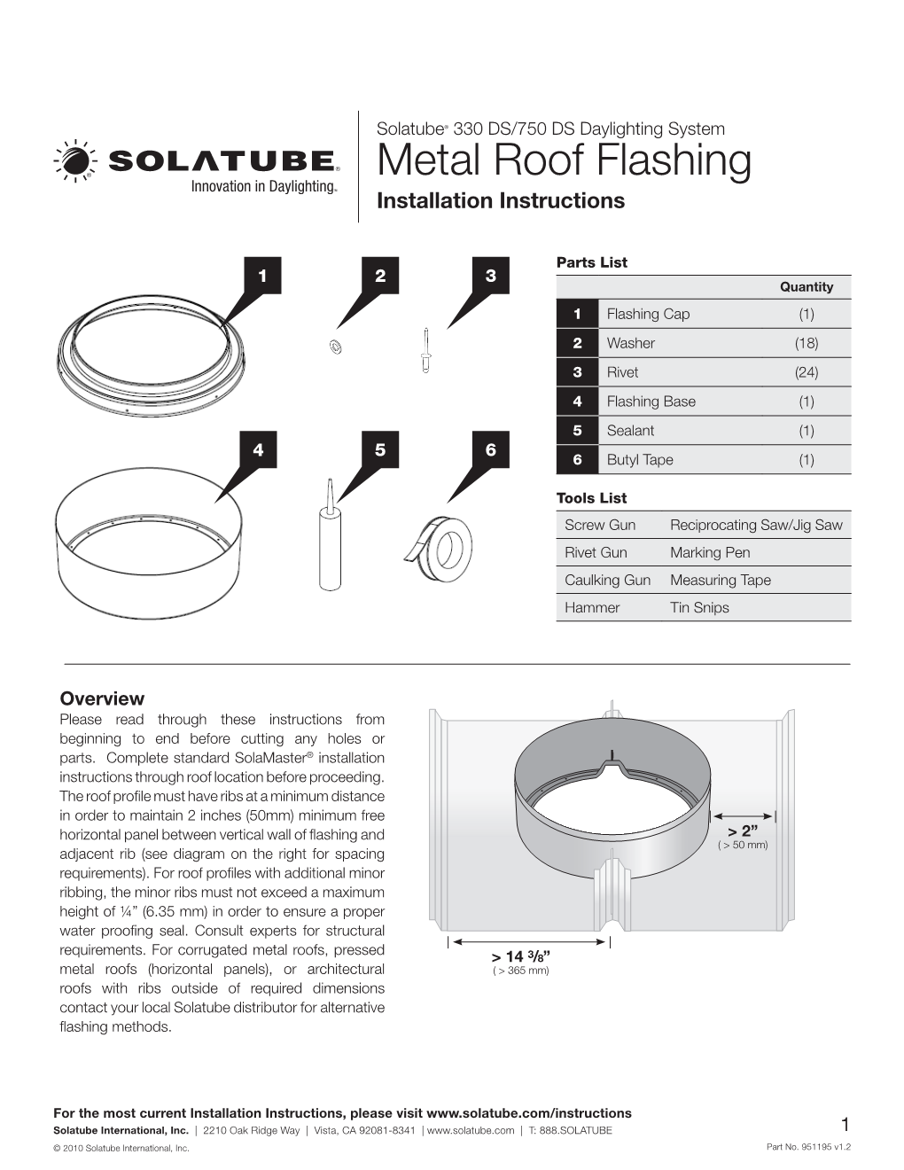 Metal Roof Flashing Installation Instructions