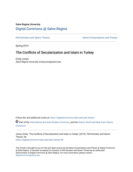 The Conflicts of Secularization and Islam in Turkey