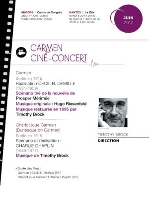 CARMEN Cine Concert