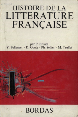 Histoire De La Litterature Française