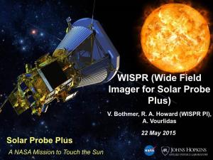 WISPR (Wide Field Imager for Solar Probe Plus)